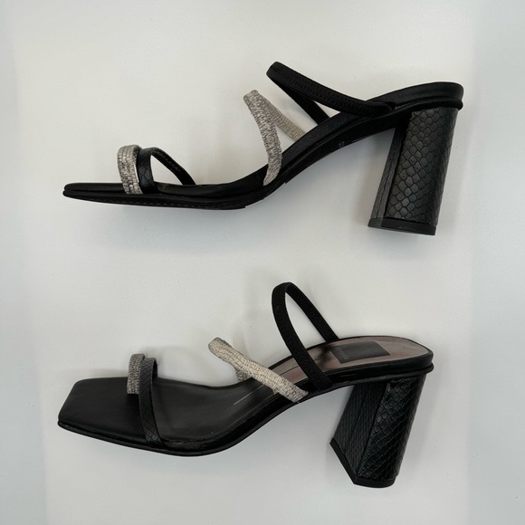 Dolce Vita Women's Prisma Heeled Sandal in Onyx Stella - Picture 9 of 11